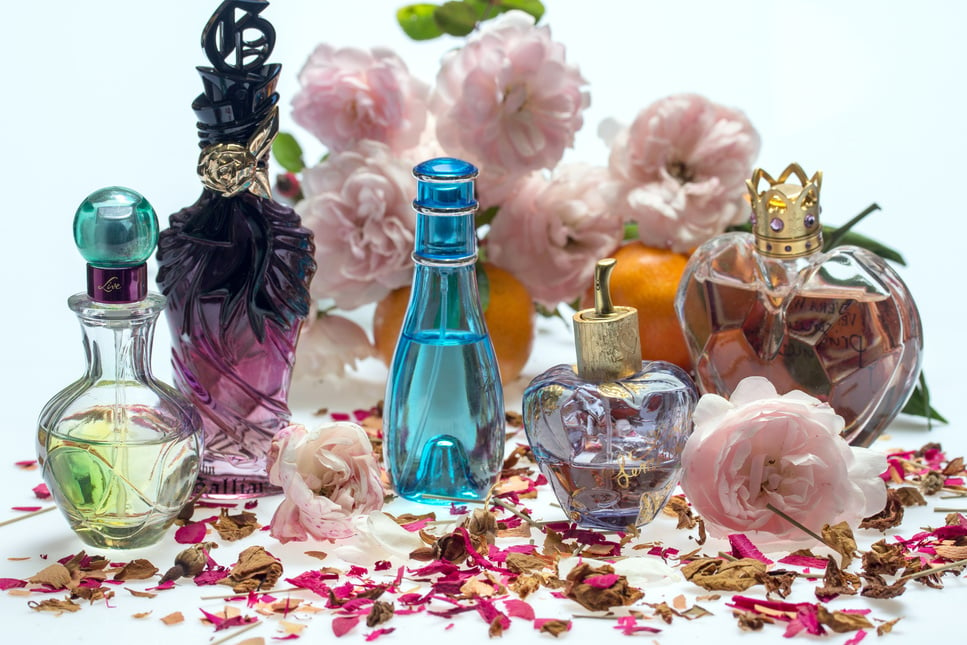 Various Bottled Perfumes